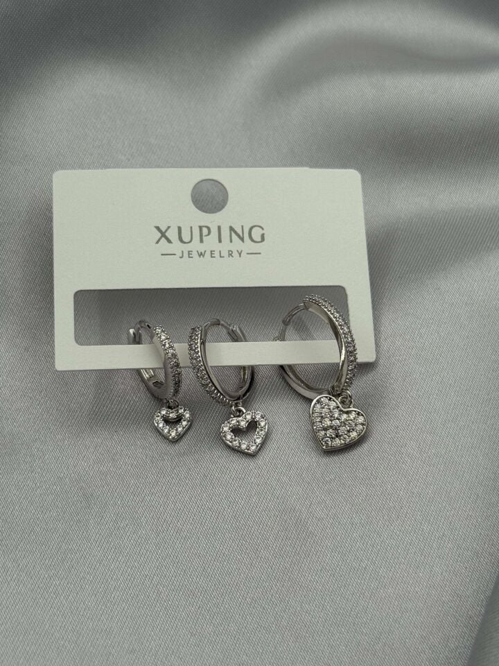 XUPING 3'lü Küpe // K-XU-1605