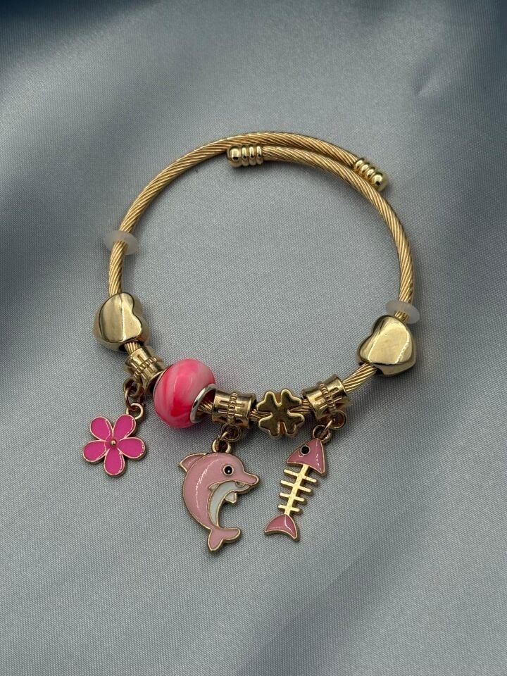 Çelik Gold PNDR Bileklik // PANDORA-1041