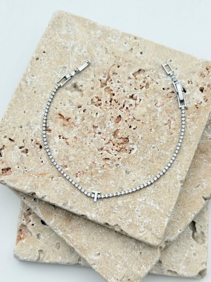 Wasserweg-Buchstabenarmband // WRIST-6060