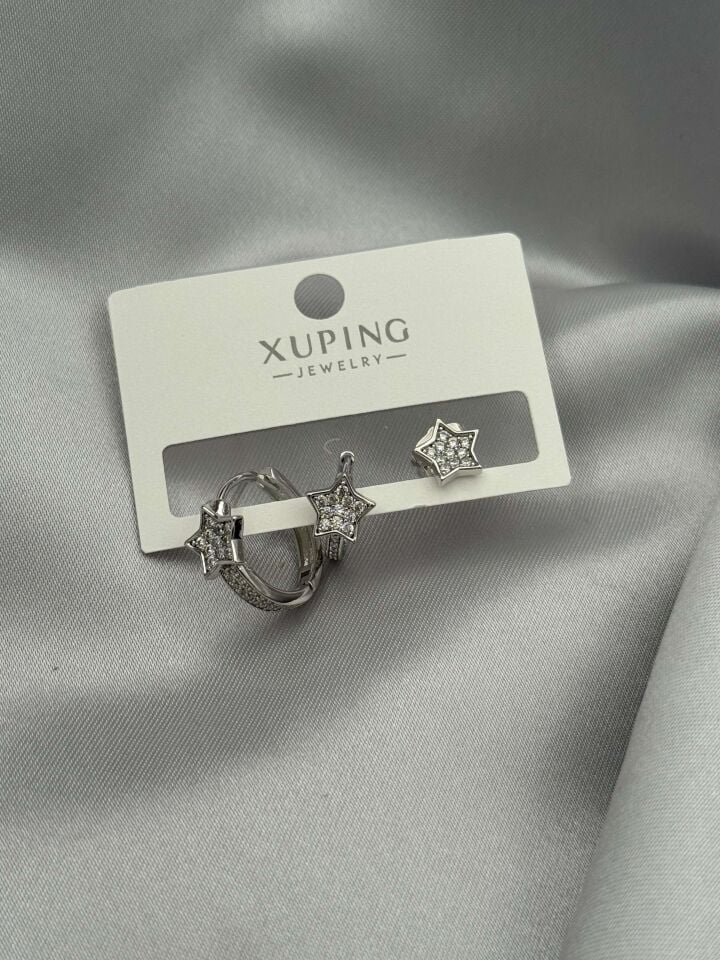 XUPING 3'lü Küpe // K-XU-1607