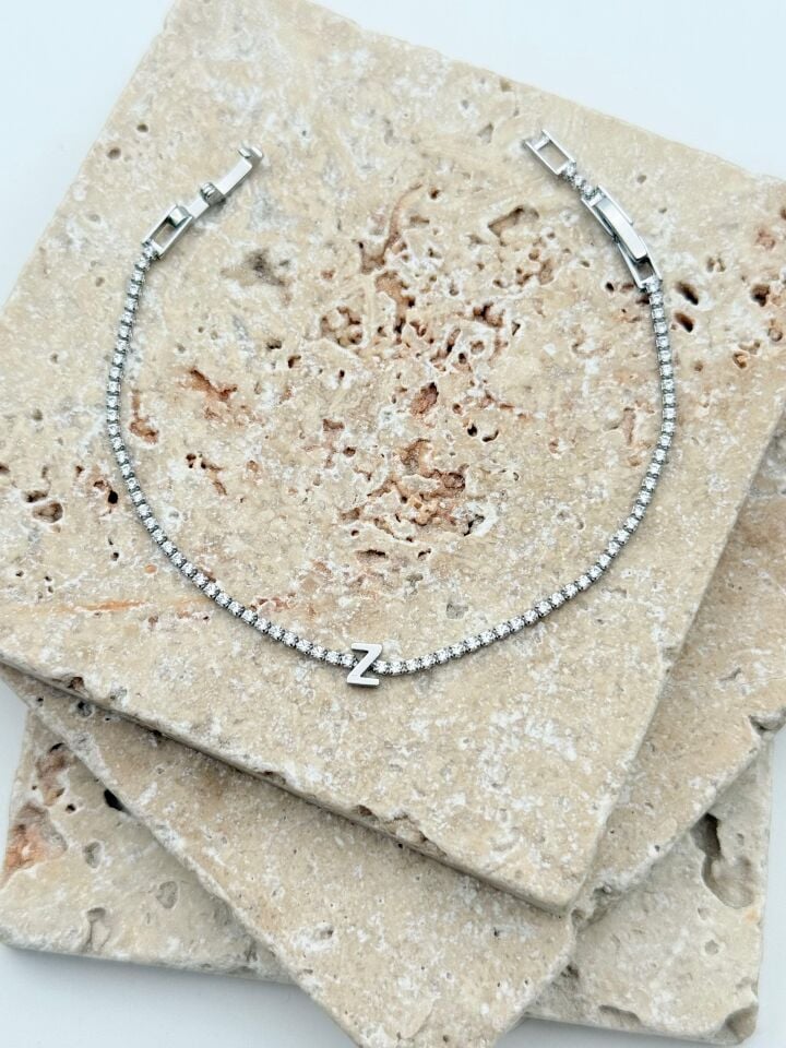 Wasserweg-Buchstabenarmband // WRIST-6062