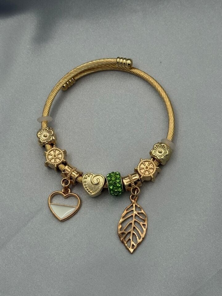 Çelik Gold PNDR Bileklik // PANDORA-1046