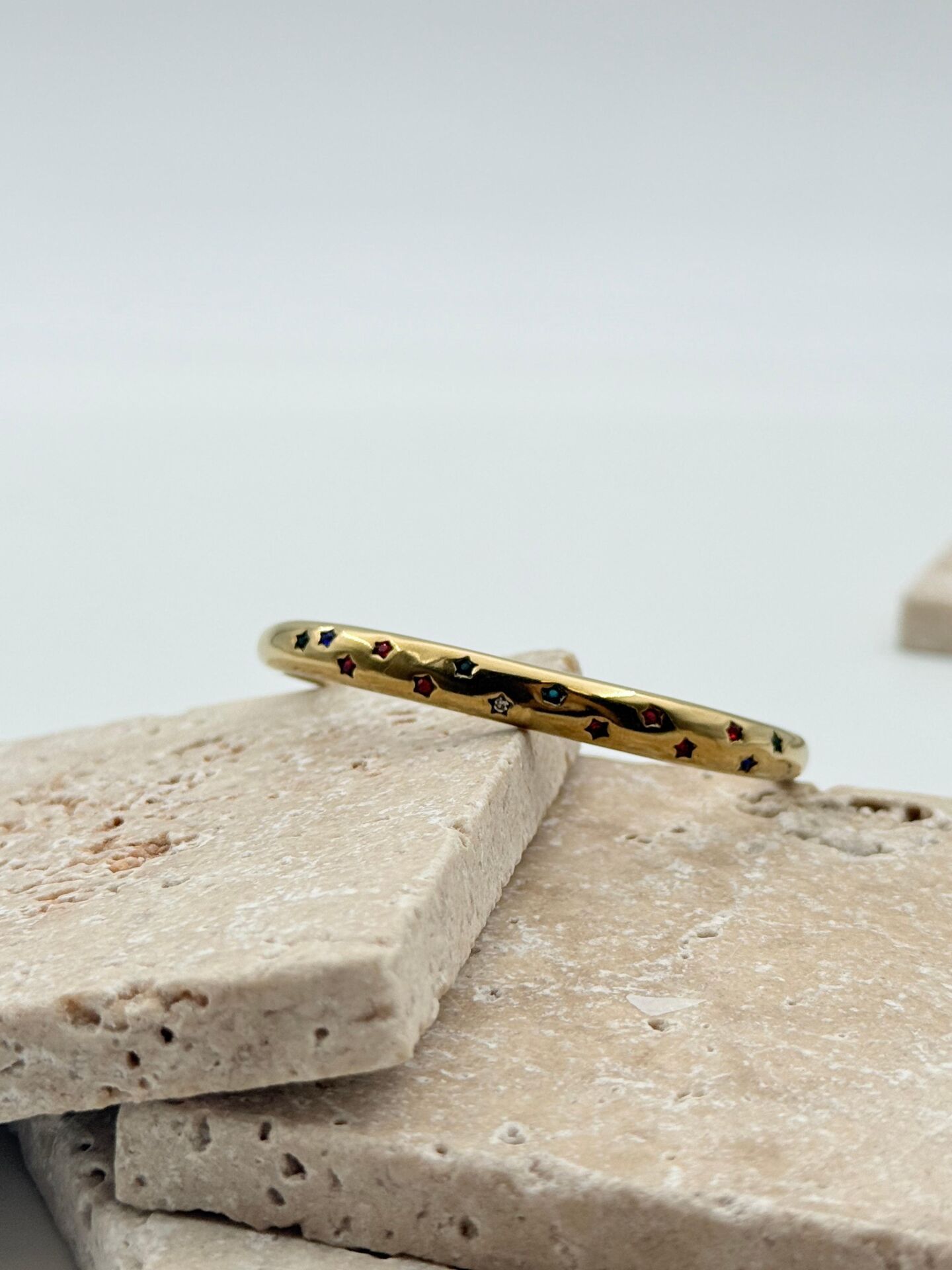 Çelik Yıldız Motifli Kelepçe // KELEPCE-3780