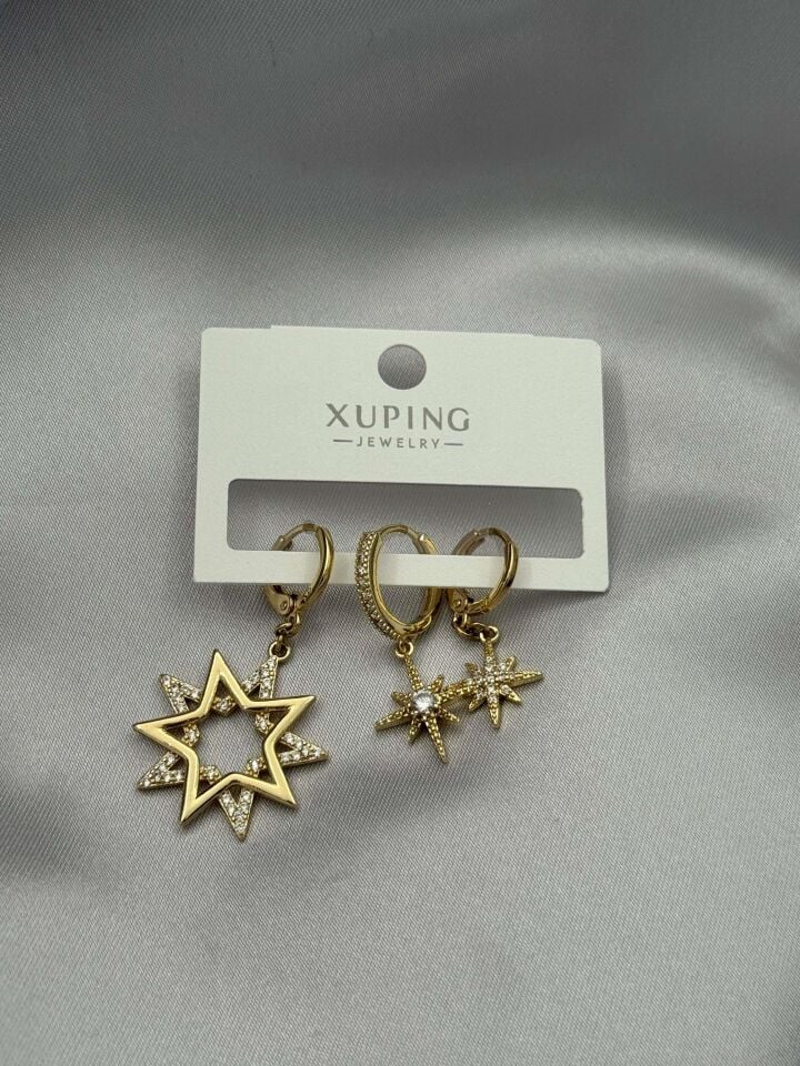 XUPING 3'lü Küpe // K-XU-1612
