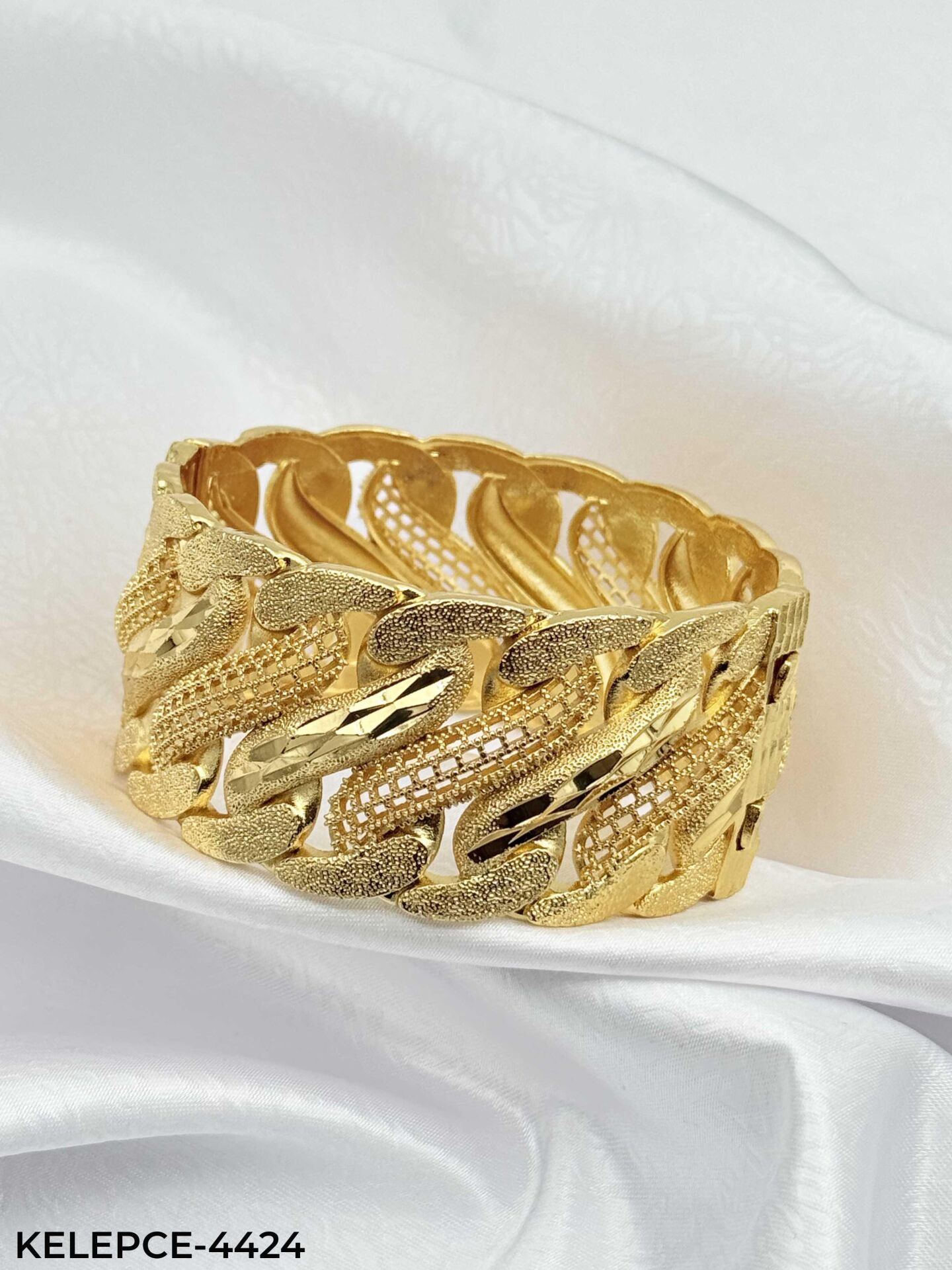 Çelik Altın Model Kelepçe // KELEPCE-4424