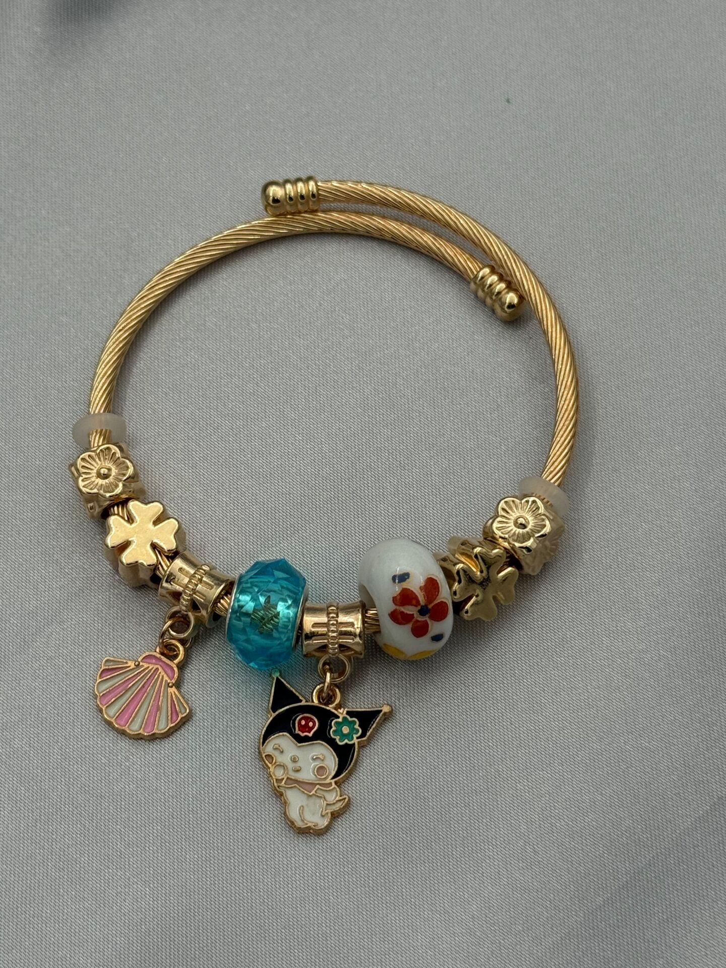 Çelik Gold PNDR Bileklik // PANDORA-1048