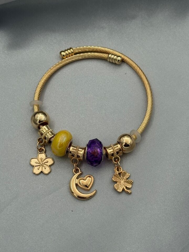 Çelik Gold PNDR Bileklik // PANDORA-1050