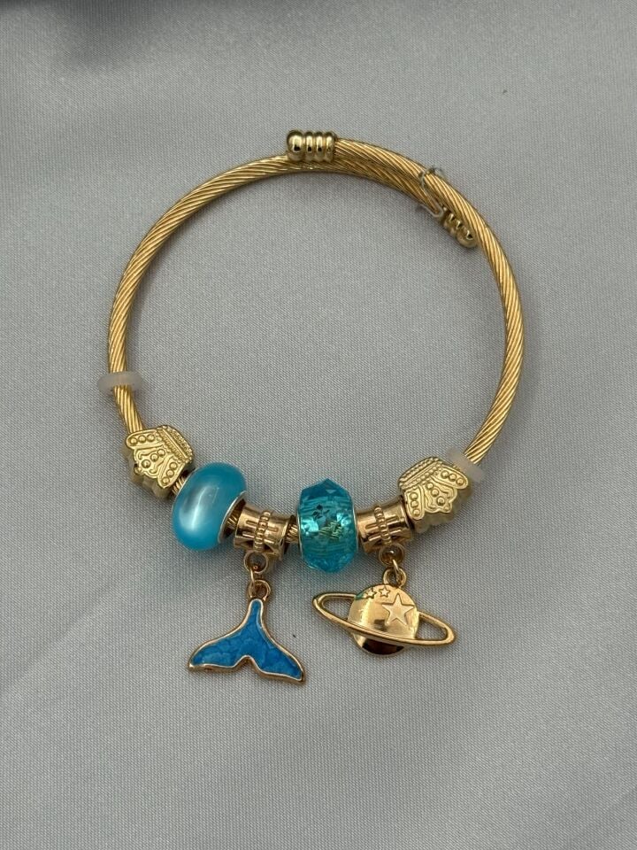 Çelik Gold PNDR Bileklik // PANDORA-1054