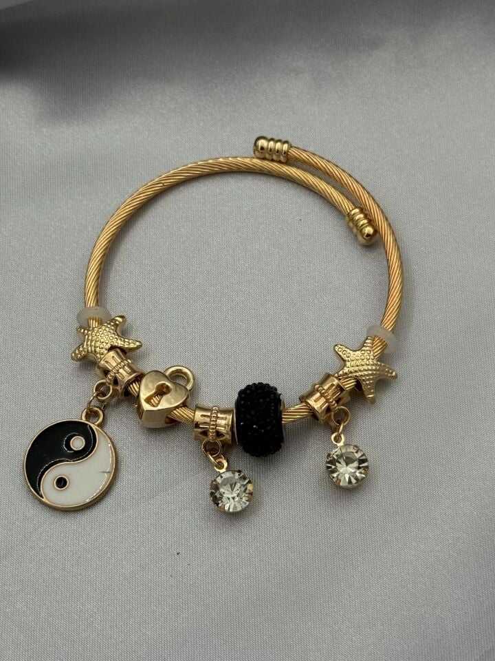 Çelik Gold PNDR Bileklik // PANDORA-1055