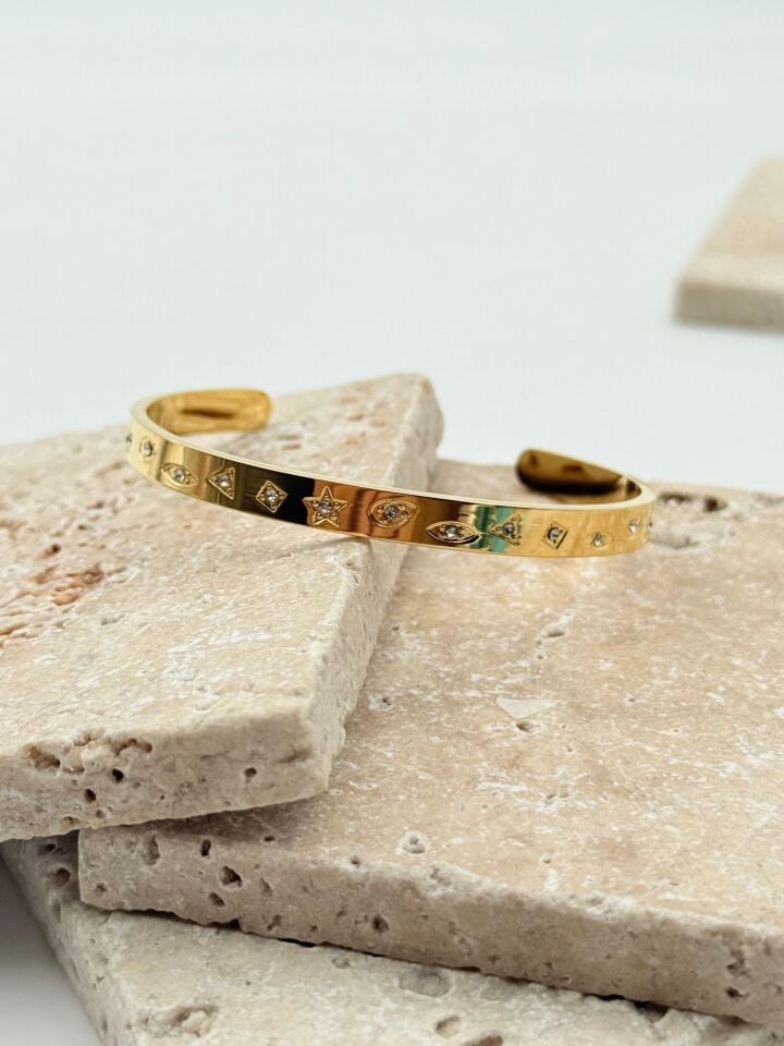 Steel Motif Handcuff // KELEPCE-3791