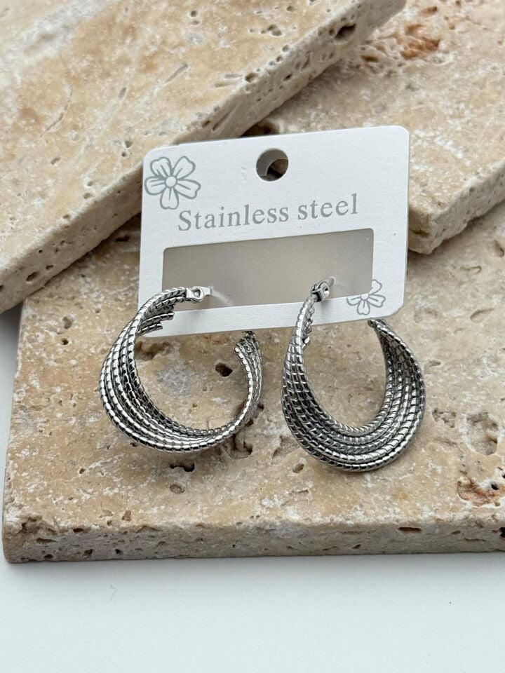 Steel Earring // EARRING-3868