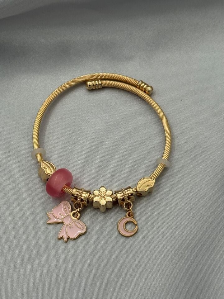 Çelik Gold PNDR Bileklik // PANDORA-1065