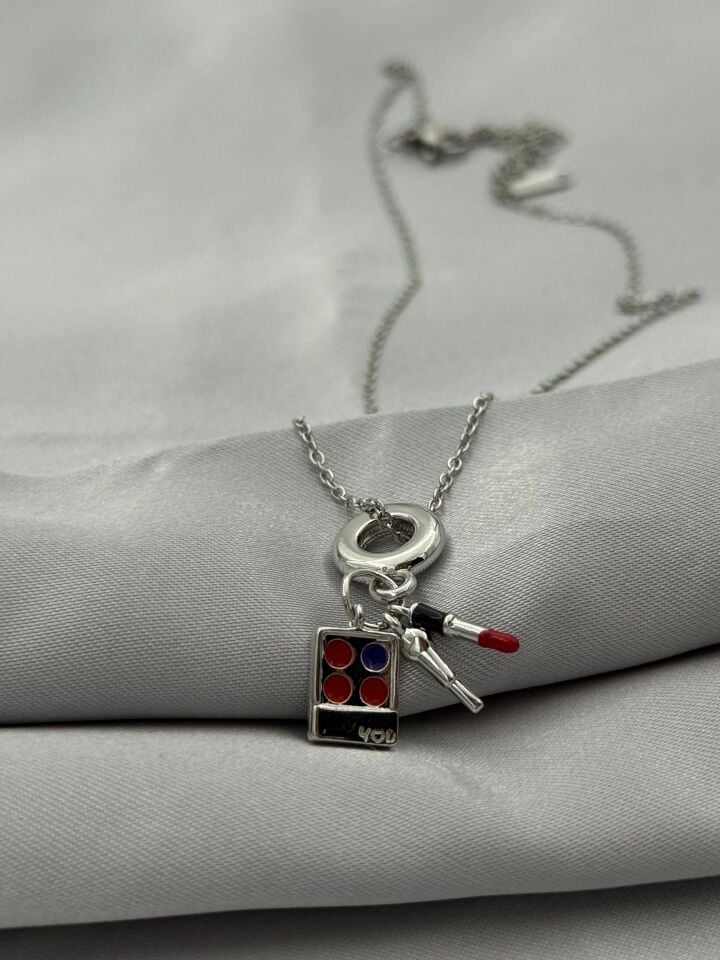 Stahlkette 45cm // HALSKETTE-5274