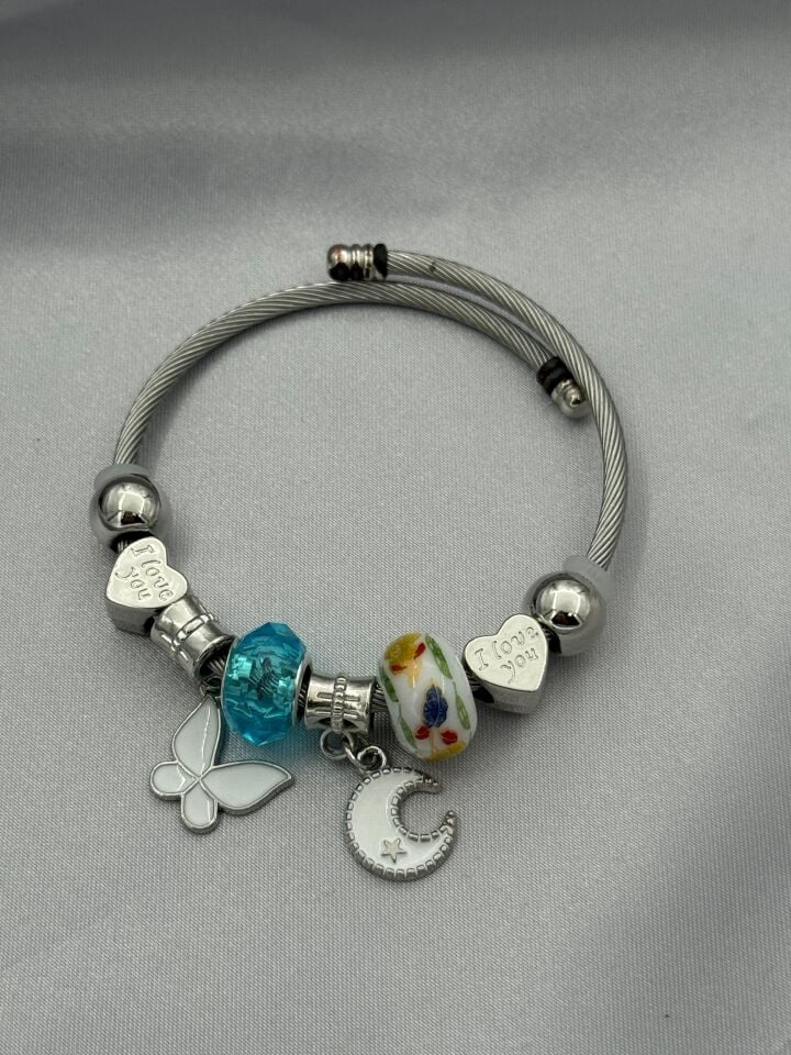 Çelik Silver PNDR Bileklik // PANDORA-1069