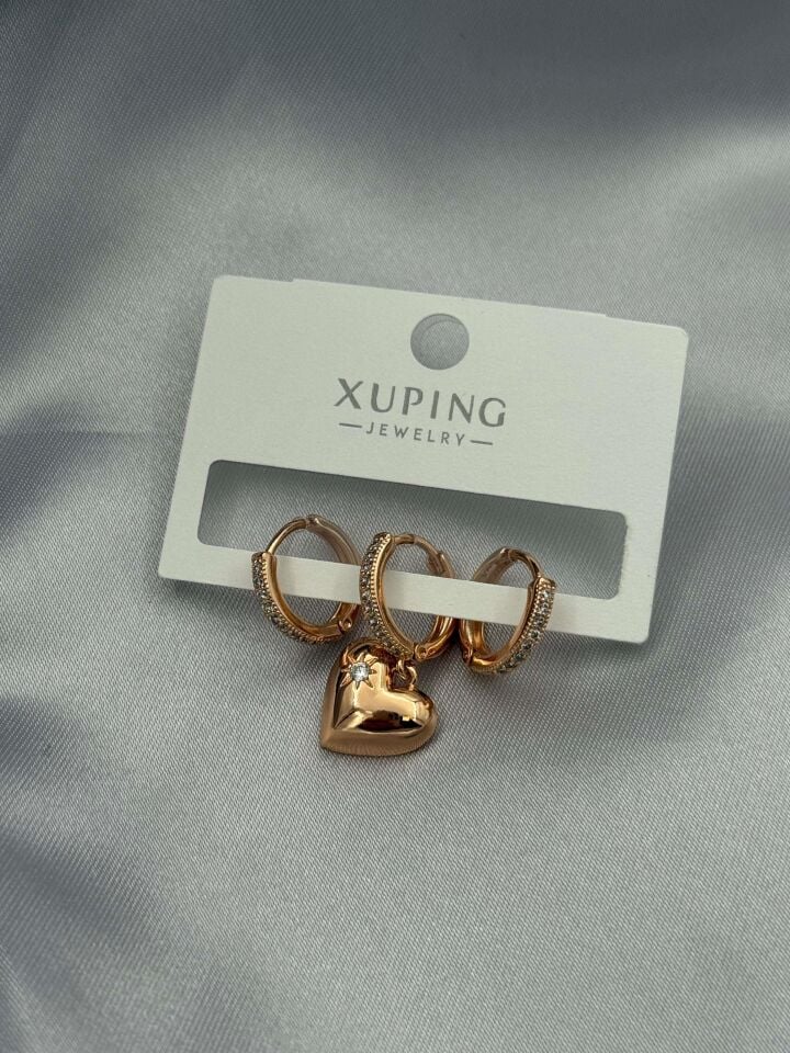 XUPING 3'lü Küpe // K-XU-1634