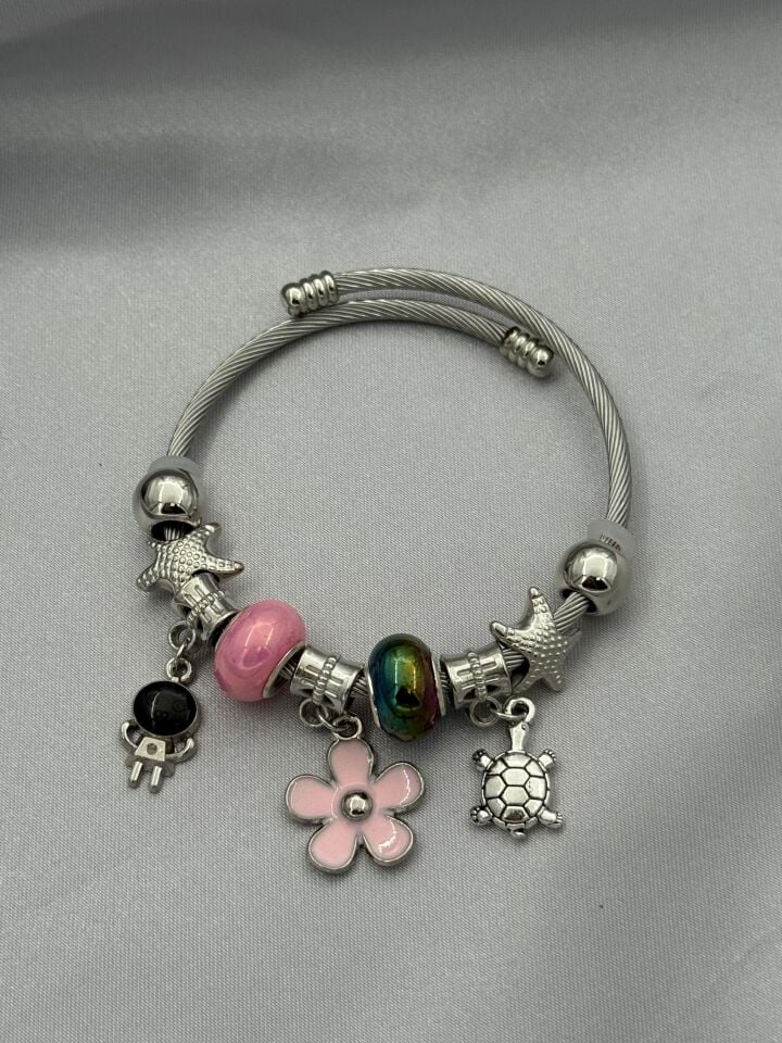 Çelik Silver PNDR Bileklik // PANDORA-1070