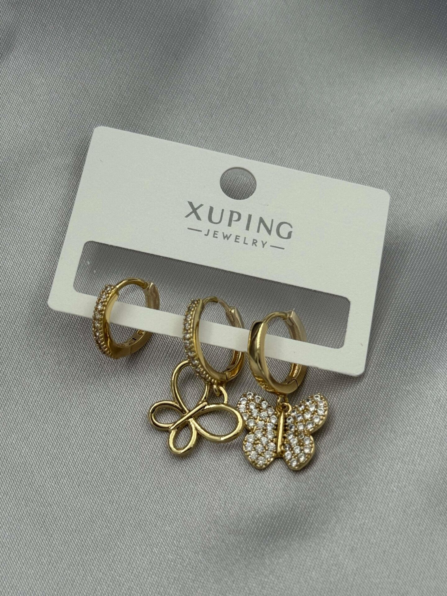 XUPING 3'lü Küpe // K-XU-1638