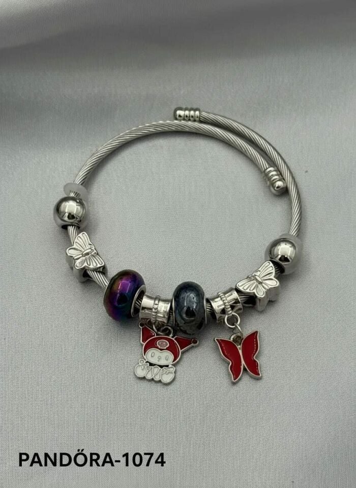 Stahl Silber PNDR Armband // PANDORA-1074