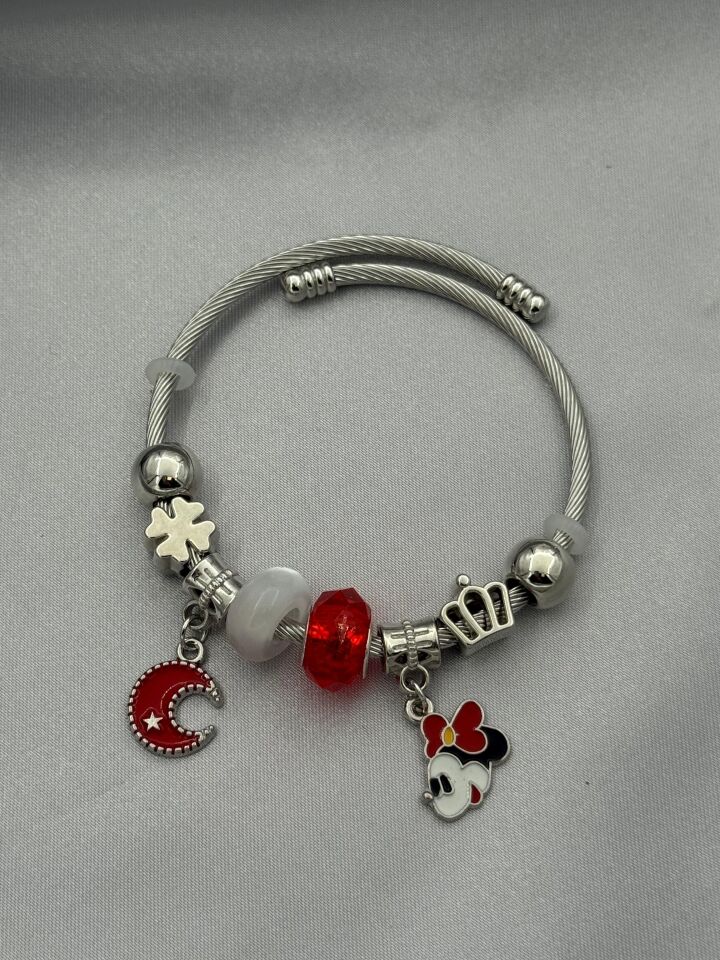 Çelik Silver PNDR Bileklik // PANDORA-1075