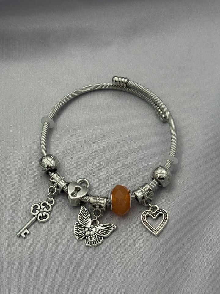 Çelik Silver PNDR Bileklik // PANDORA-1076