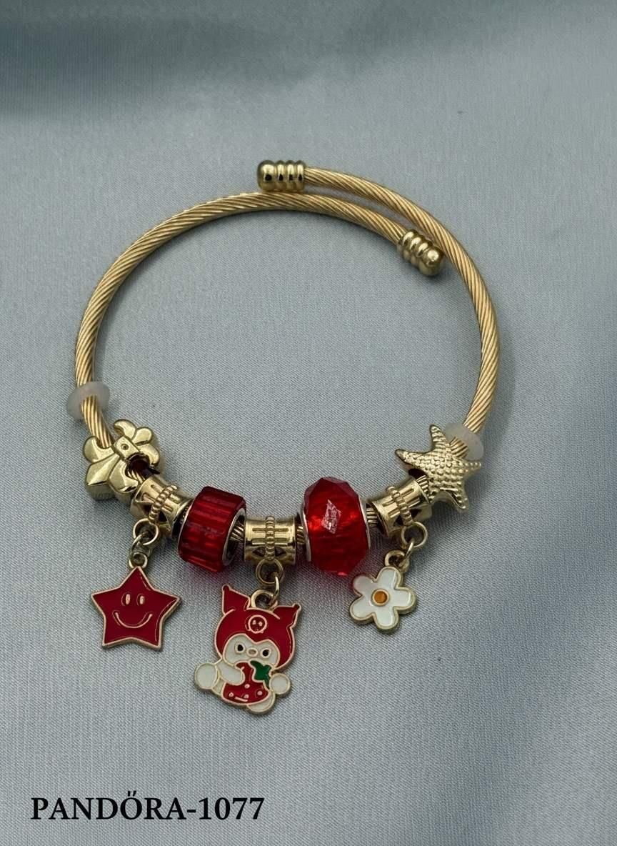 Çelik Gold PNDR Bileklik // PANDORA-1077