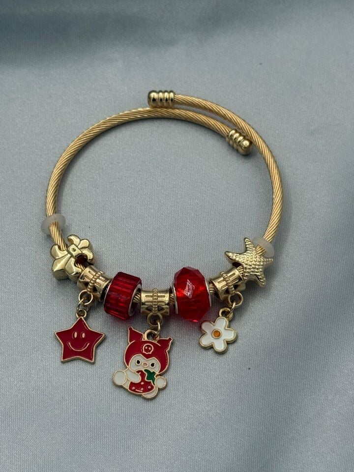 Çelik Gold PNDR Bileklik // PANDORA-1077