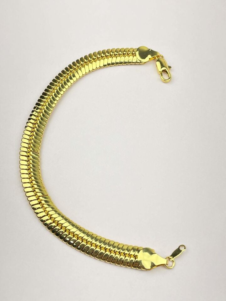 22-Carat Gold Color Jeweler Model Bracelet // GOLD-493