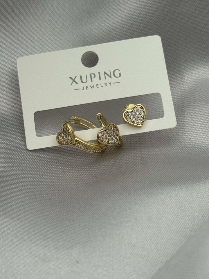 XUPING 3'lü Küpe // K-XU-1651