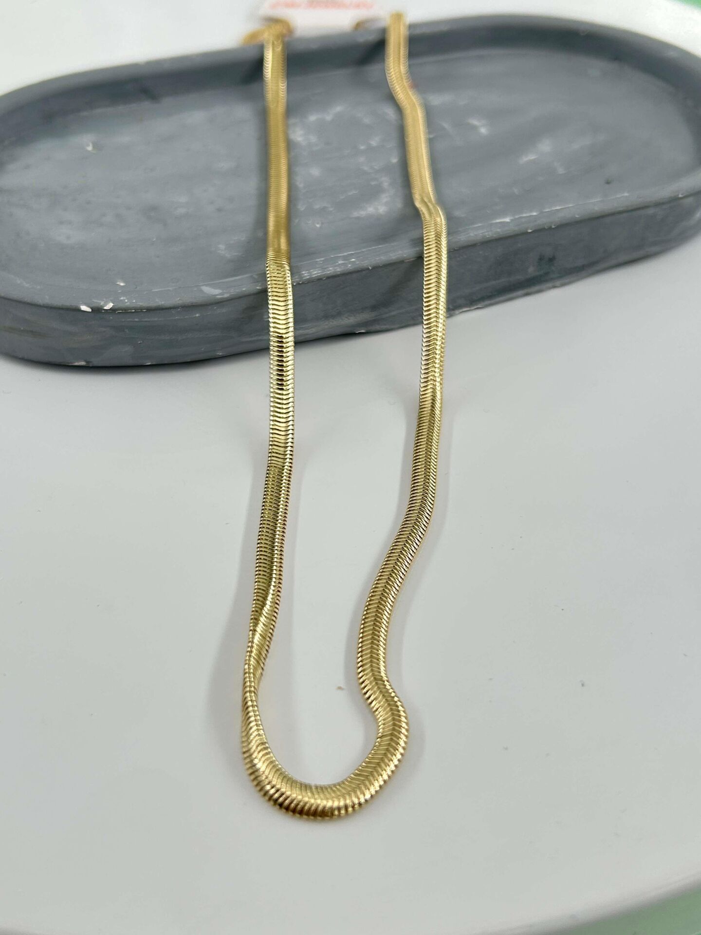 VIP 14K Yılan Zincir 45 cm  // KOLYE-4558