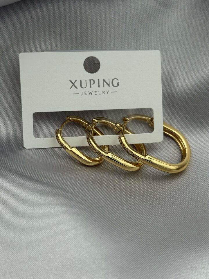 XUPING 3'lü Küpe // K-XU-1657