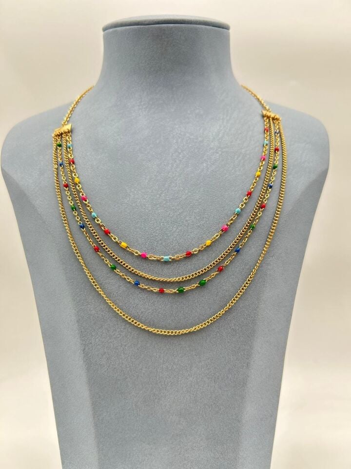 Çelik Kolye 45cm // KOLYE-4685