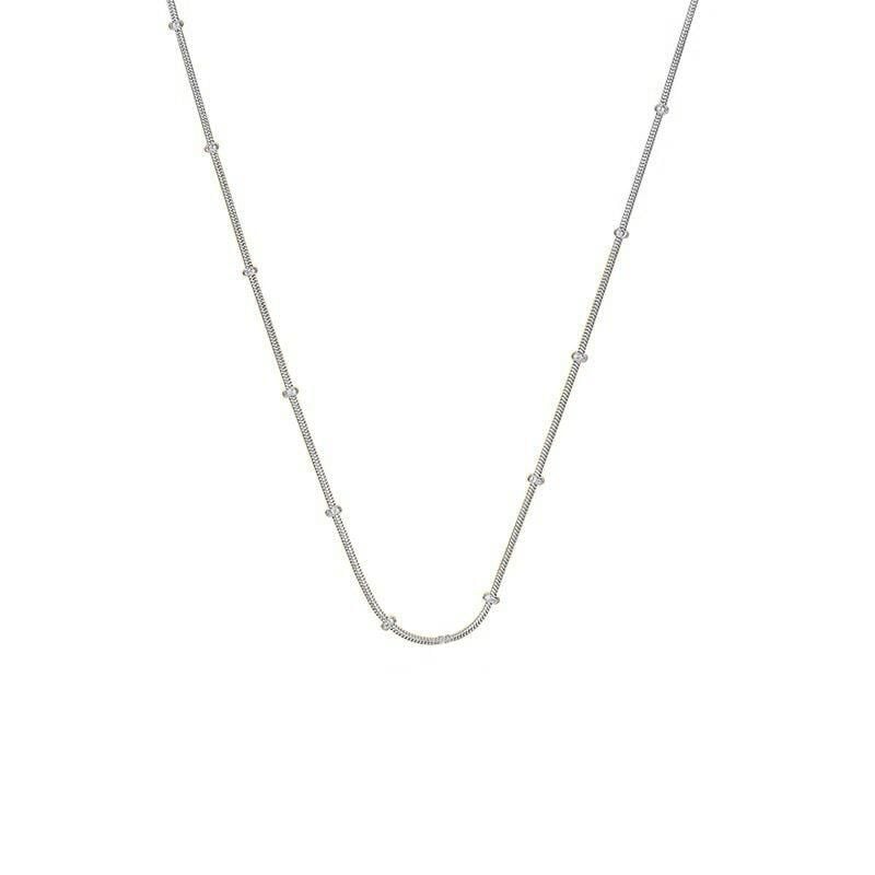 Steel Necklace Dorika Necklace Silver 45 Cm