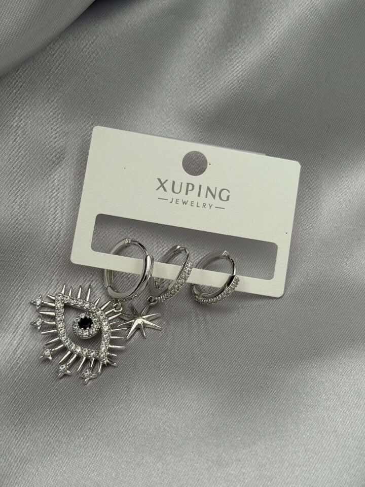 XUPING 3'lü Küpe // K-XU-1664