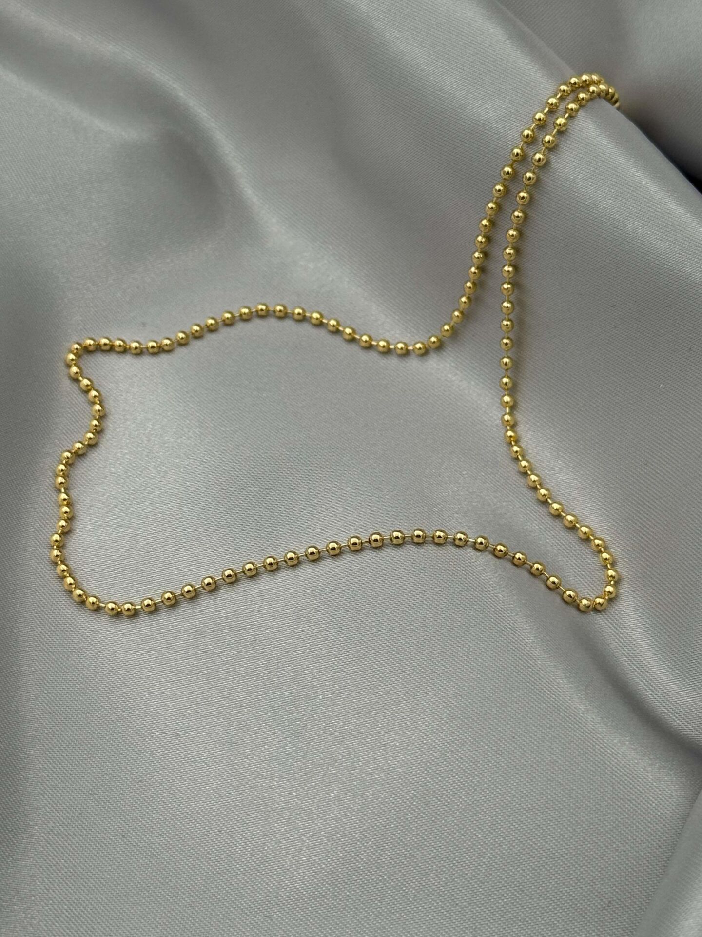 Çelik 14K Dorika Kolye 45cm // KOLYE-4856