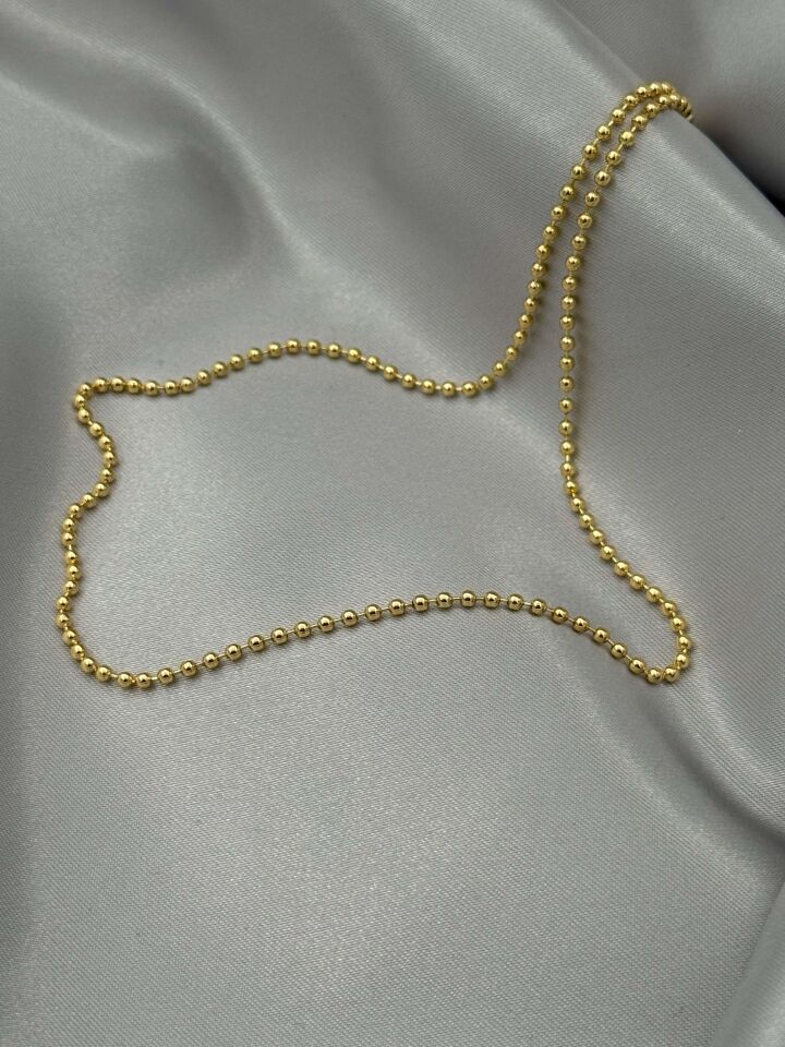 Çelik 14K Dorika Kolye 45cm // KOLYE-4856