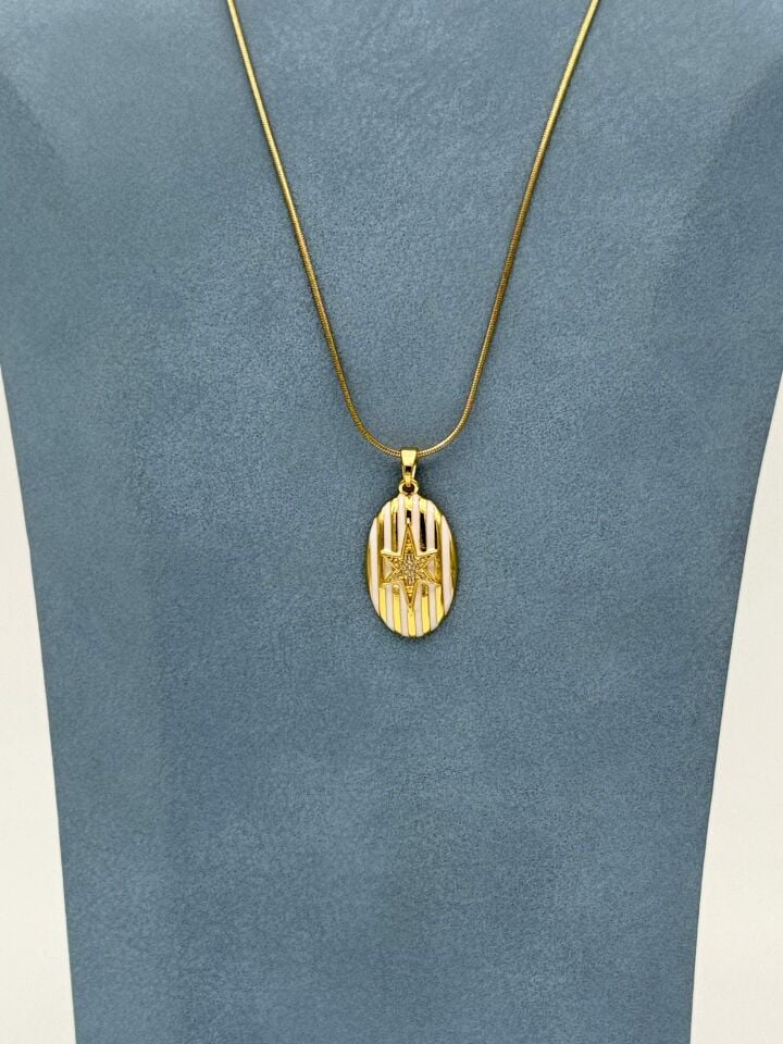 Çelik Kolye 45cm // KOLYE-6468