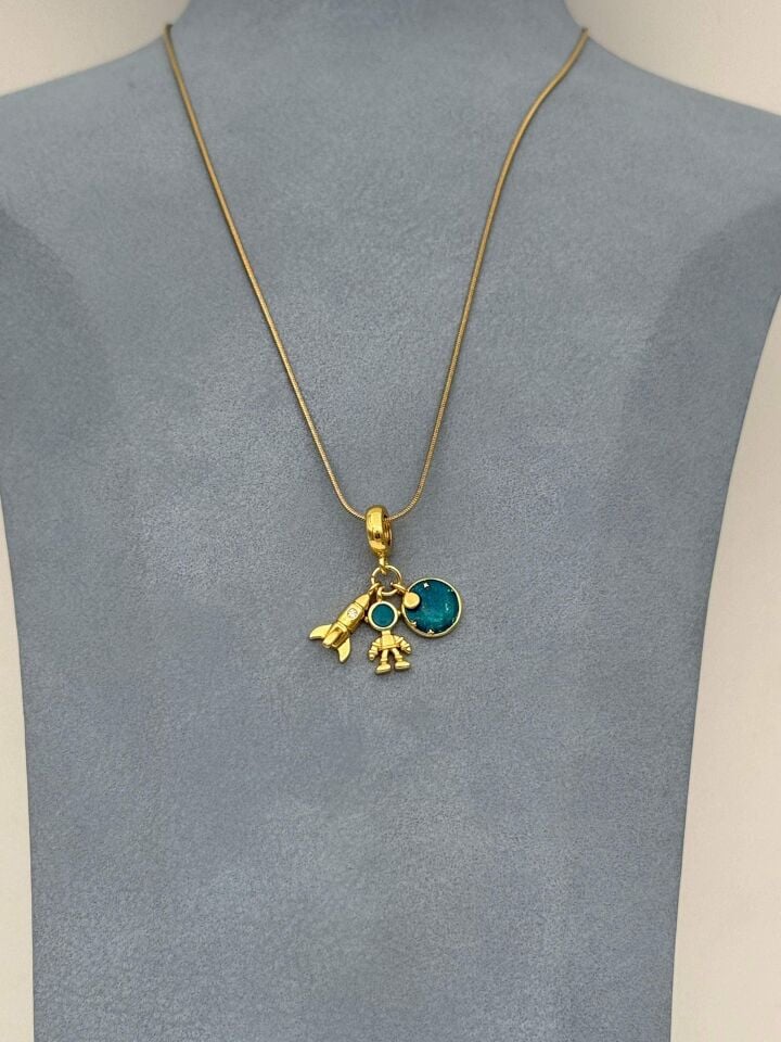 Çelik Kolye 45cm // KOLYE-6471