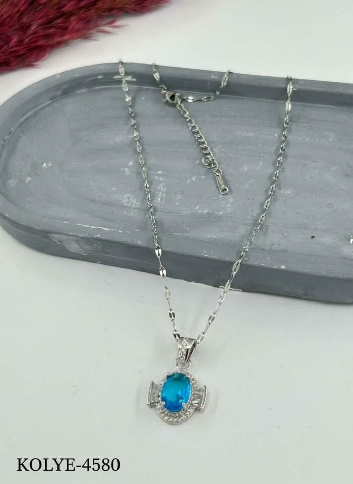 Stahlkette 45cm // HALSKETTE-4580