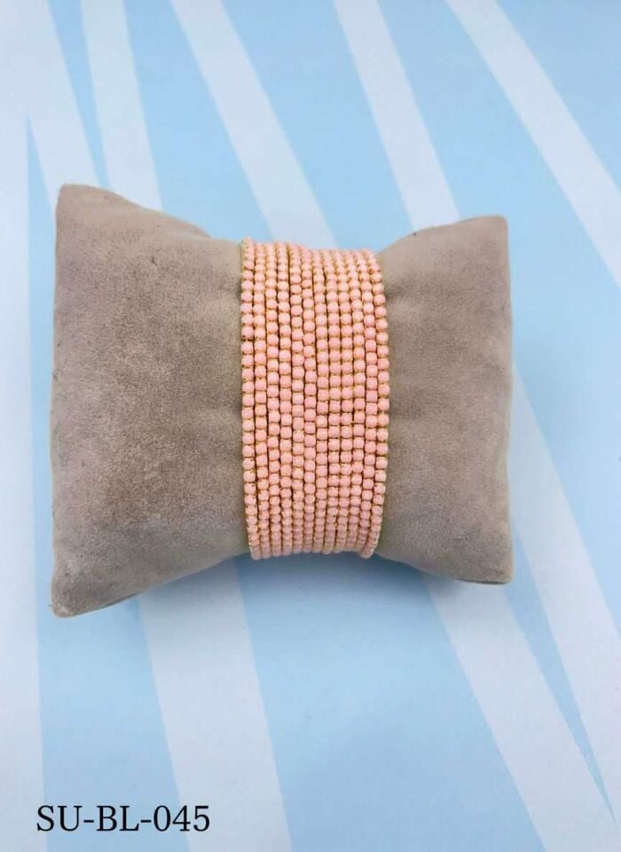 Su Yolu Renkli Zirkon Taşlı Lastlik Bileklik (Bir adet fiyatıdır) // SU-BL-045