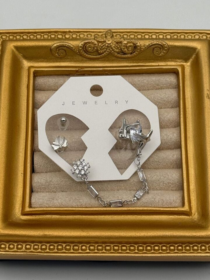 EARCUFF Kıkırdak Set Küpe // EAR-769