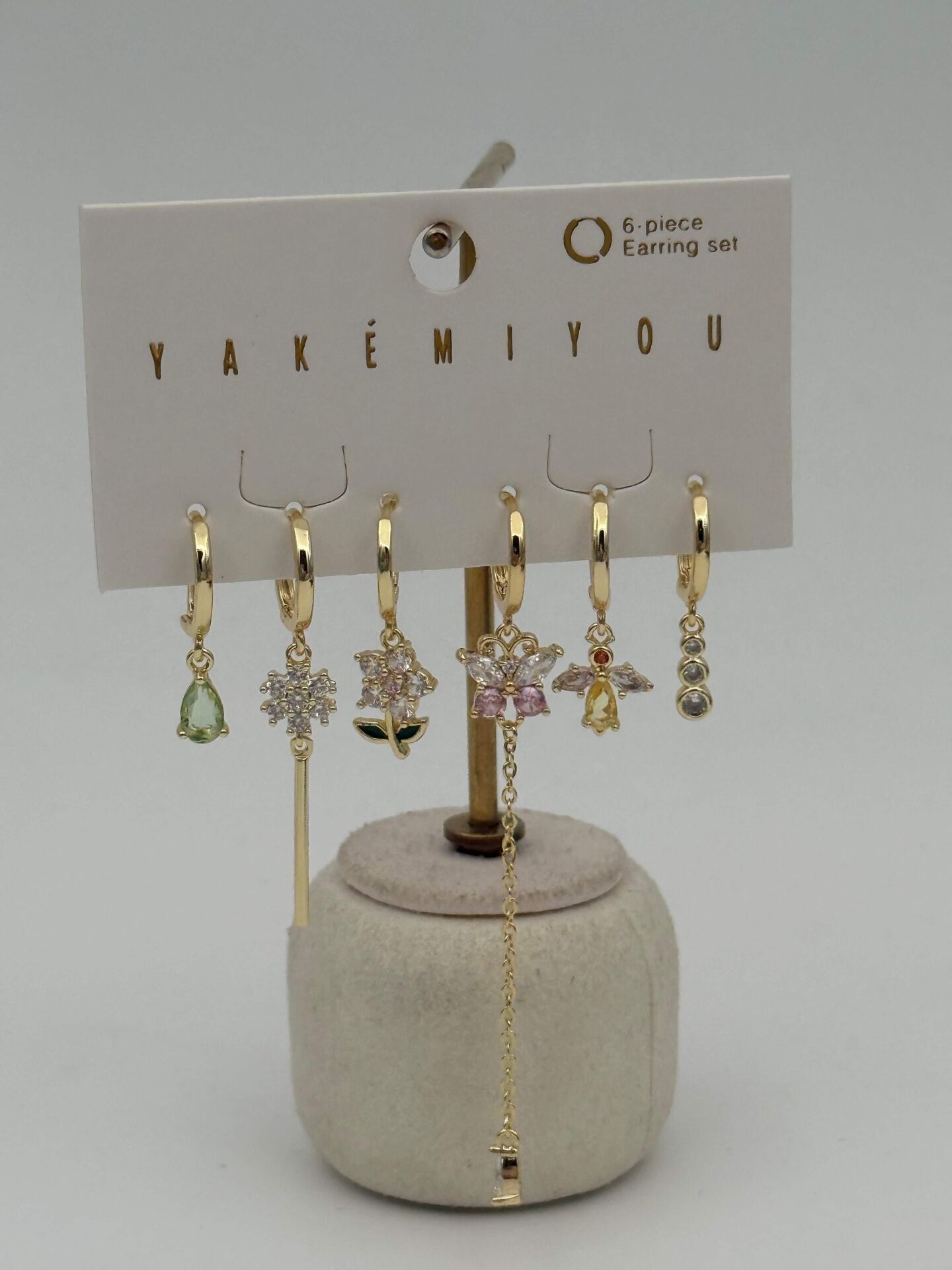 YAKEMIYOU 6'lı Set Küpe // ITHAL-3682