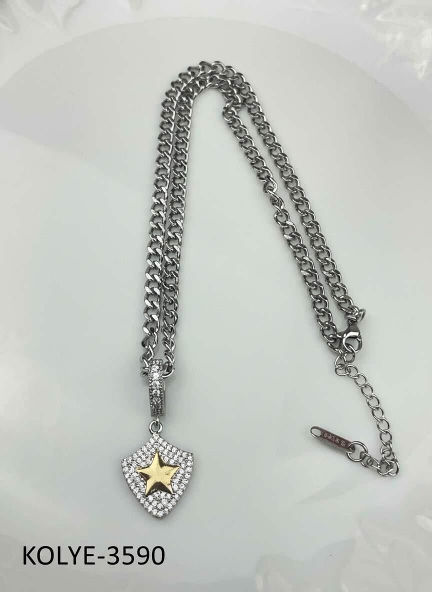 Çelik Kolye 45cm // KOLYE-3590