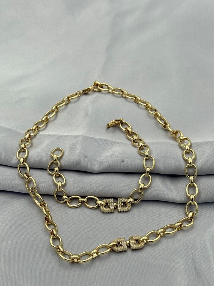 XUPING Kolye Bileklik Set // KOLYE-5400