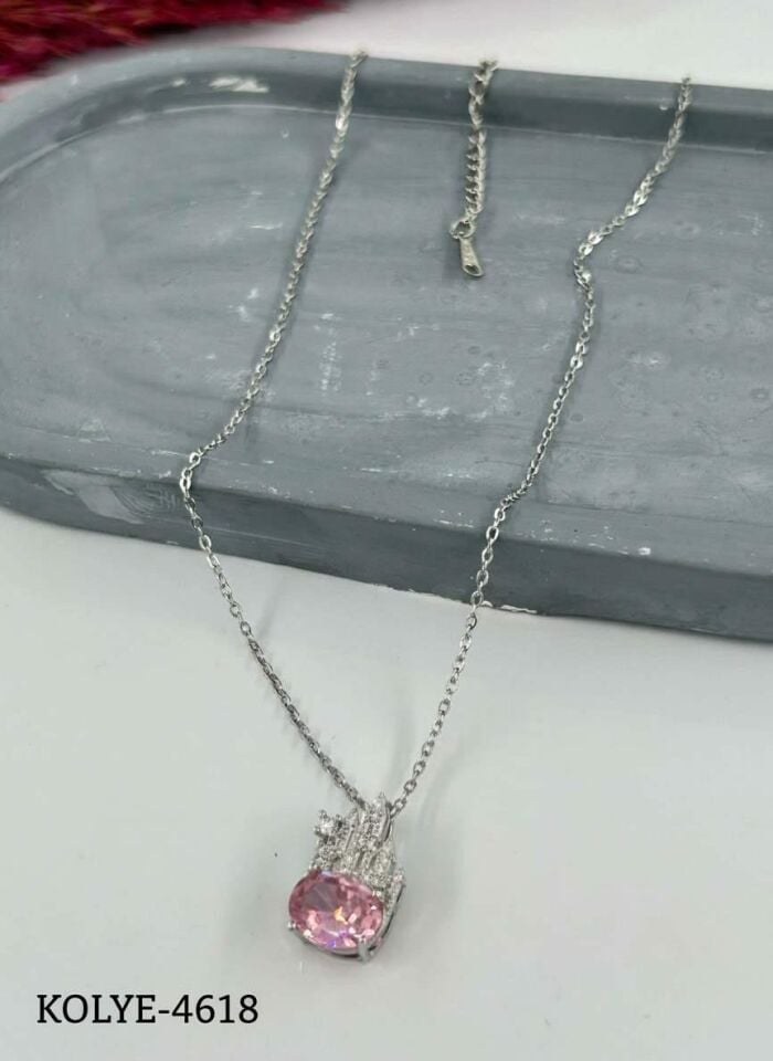 Stahlkette 45cm // HALSKETTE-4618