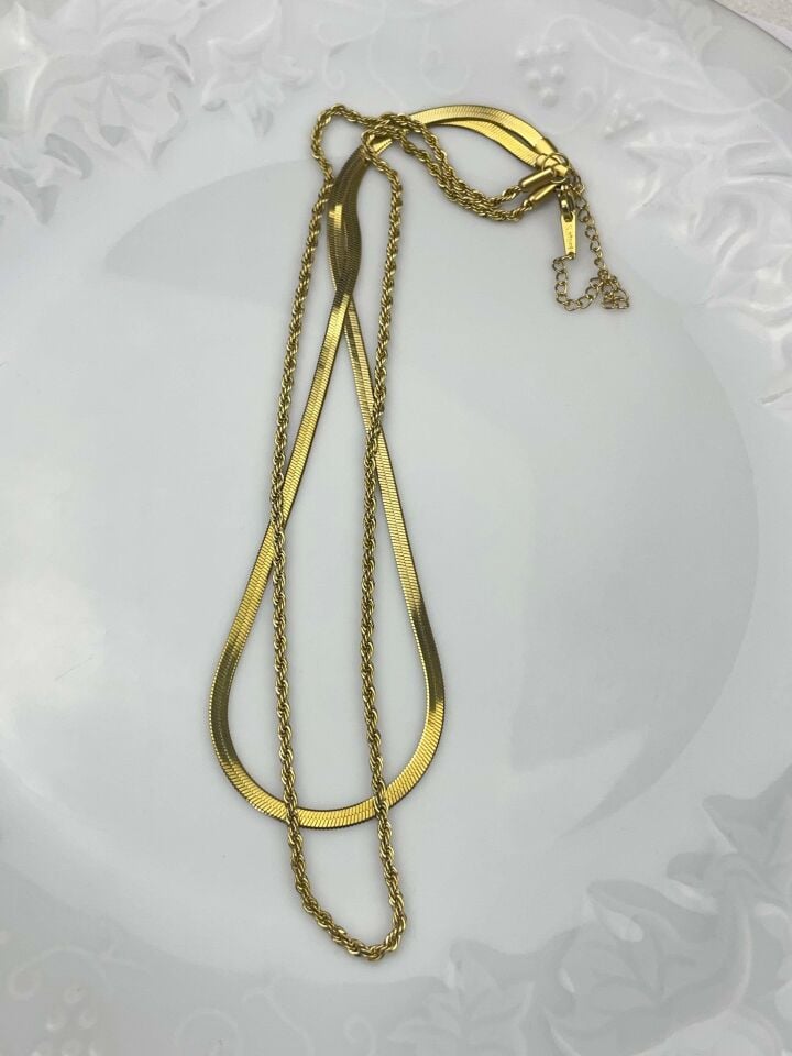 Çelik Kolye 45cm // KOLYE-3625