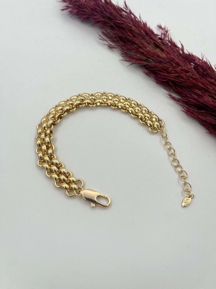 14K Çelik Bileklik // BILEK-4274