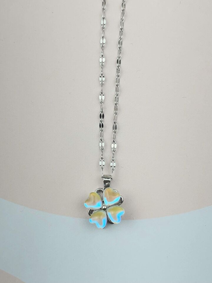 Çelik Dönen Kolye 45cm // KOLYE-2527