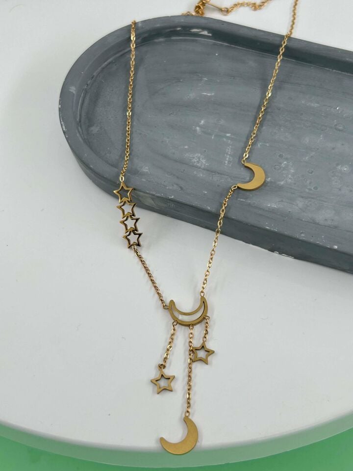 Çelik Kolye 45cm // KOLYE-4640