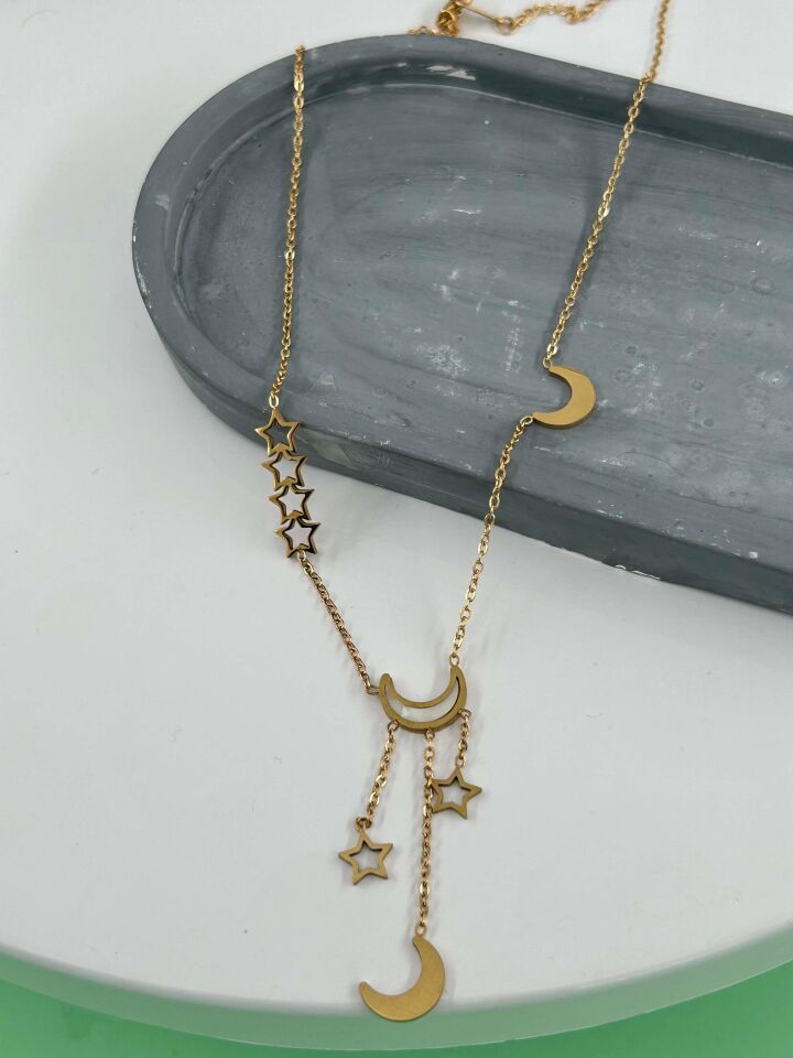 Çelik Kolye 45cm // KOLYE-4640