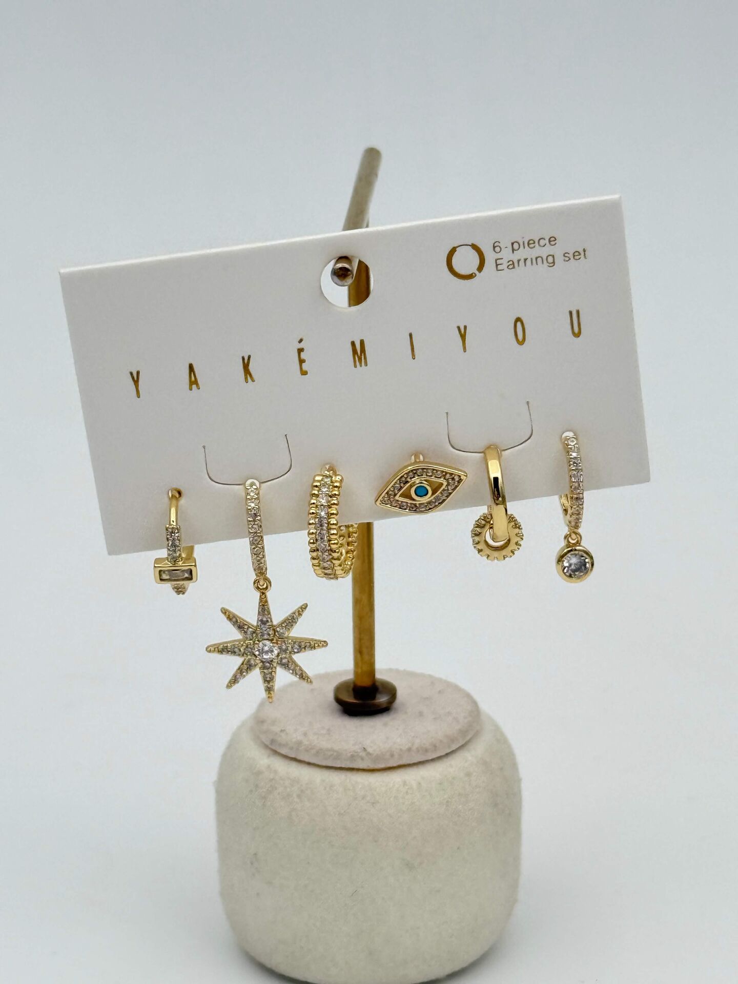 YAKEMIYOU 6'lı Set Küpe // ITHAL-3733